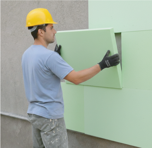 Instalación de Poliestireno Extruido XPS Aislagreen